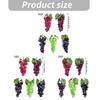Set of 5 High Quality Artificial Grape Bunches Faux Fruit Decoration for Window Shop Display Event Styling