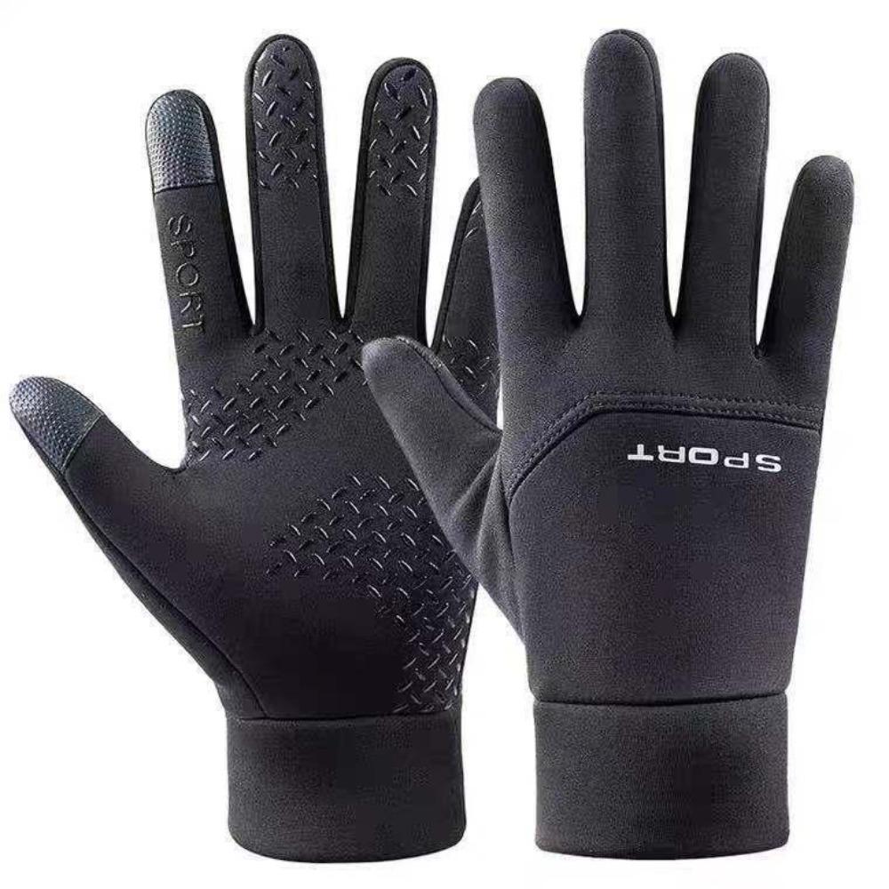 

Non-slip Cycling Ski Gloves Touch Screen Riding Gloves High Quality Touchscreen Snow Gloves Skiing L чорний