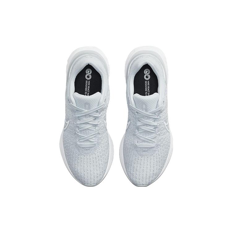 New Nike React Infinity Run Flyknit 3 'Pure Platinum' Women's DD3024-004
