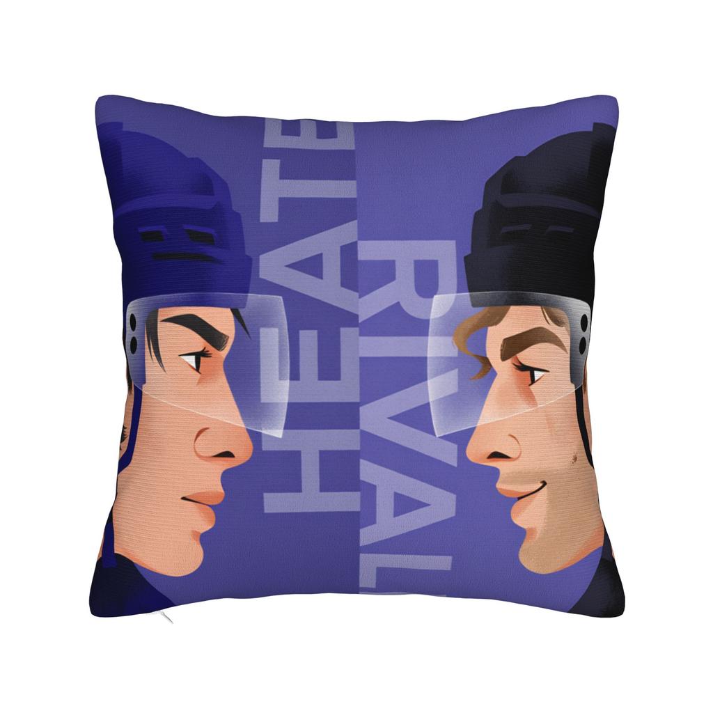 Heated Rivalry Pillow Case Kawaii Pillow Cover Soft Pillowcases For Sofa Car Home Decor