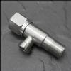 Stainless Steel Hot Cold Angle Valve Rust Proof Hexagonal Wheel Toilet Water Stop Valve Quarter Turn Triangular Valve Bathroom