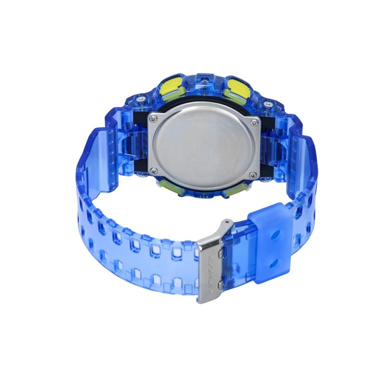 CASIO Men Liquid Crystal/Analog Dual Display Series Blue Watch GA-110MC-2A GA-110MC-2A