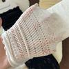 Hollow Lace Socks Women'S Medium Tube Socks Summer Thin Ballet Style Summer Stacking Socks With Small Leather Shoes