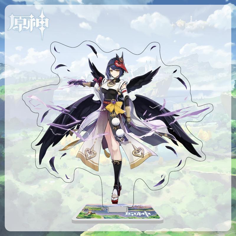 

Акриловая большая стойка высотой 16 см с персонажами из Мондштадта, Ли Юэ и Инадзума из Genshin Impact 16cm