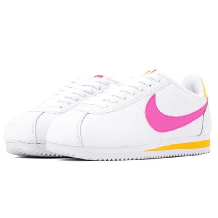 (WMNS) Nike Classic Cortez Skórzane 'Spring Pack - Fuksja' Damskie 807471-112