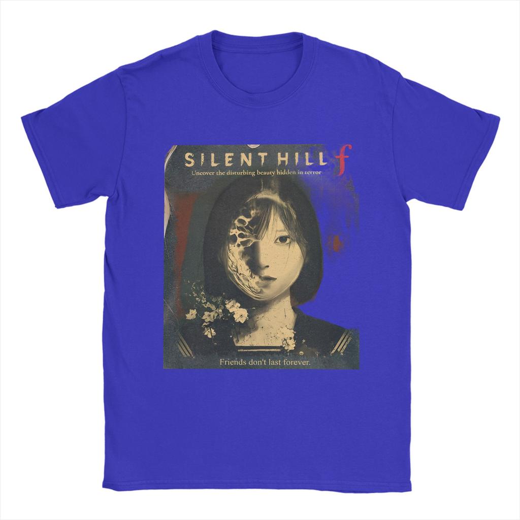 Oversized T Shirt Hinako Shimizu  Silent Hill F 100 Cotton T-Shirts  Leisure Tshirt for Men's Summer Y2K Fun Short Sleeve Tops