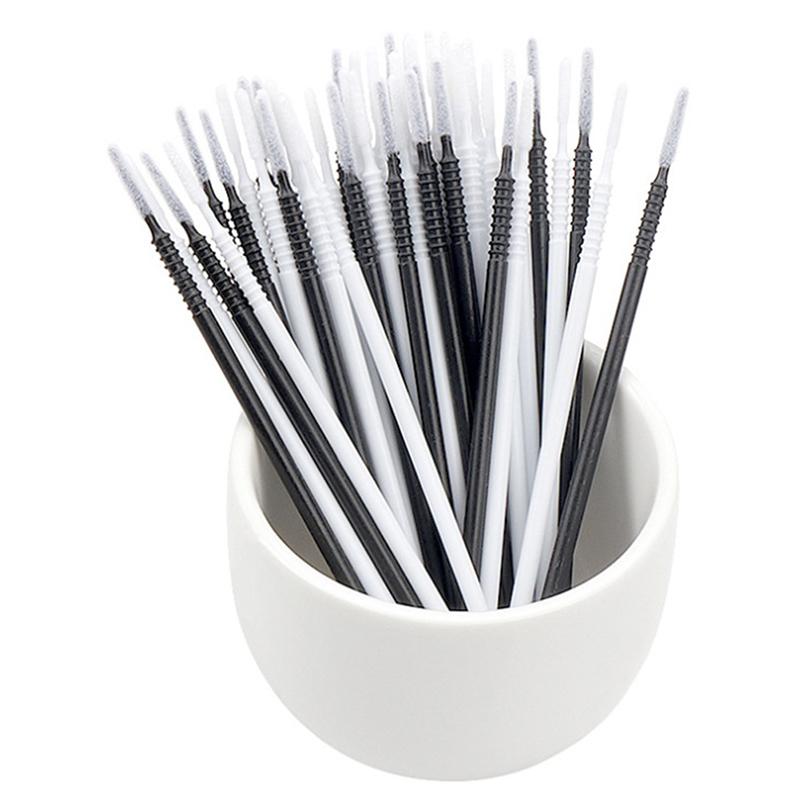 100Pcs Disposable Cotton Swab Eyelash Extension Tools Mascara Applicator Brush Lashes Extension Makeup Applicator Removal Tool
