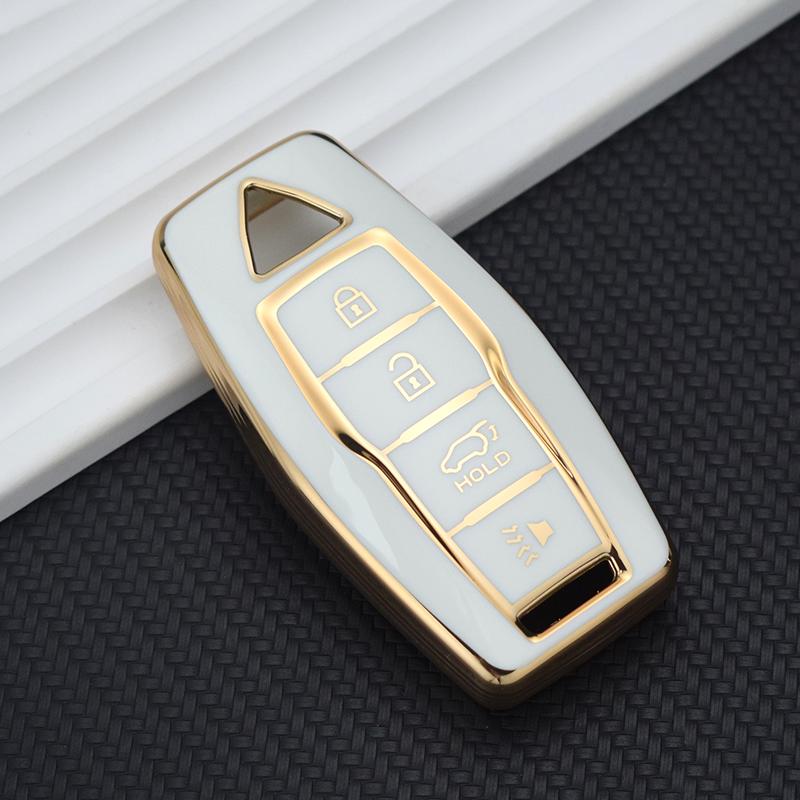 3/4 Buttons Car Key Case Fob Cover Shell for Mitsubishi 2023 Outlander 2022 Smart Remote Key Holder Protector Accessories