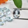 Natural Aquamarine Oval Cut Gemstone Lot, Calibrated Size Aquamarine Gemstone Lot, All Size Aquamarine Faceted Gemstone For Jewelry Making.