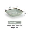 Melamine Imitation Porcelain Square Plate for Cold Dishes, Stir-fry, or Rice - Ideal for Hotels and Restaurants.