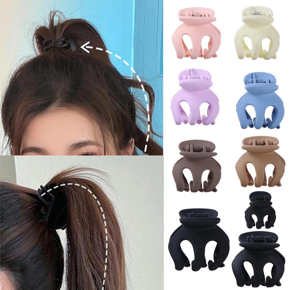 Wome Hair Claw Small Hair Claw Girls Hairpin Korean Style Hair Clip High Ponytail Fixed Clip