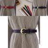 Classic Genuine Leather Womens Belt With Alloy Pin Buckle For Denim Pants