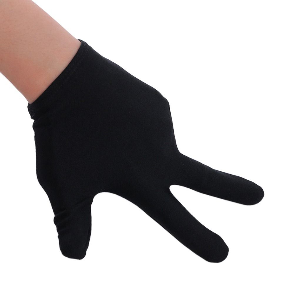 Leopard Fitness Gloves Letter Left Hand Gloves Snooker Billiard Gloves Three Finger Billiard Gloves