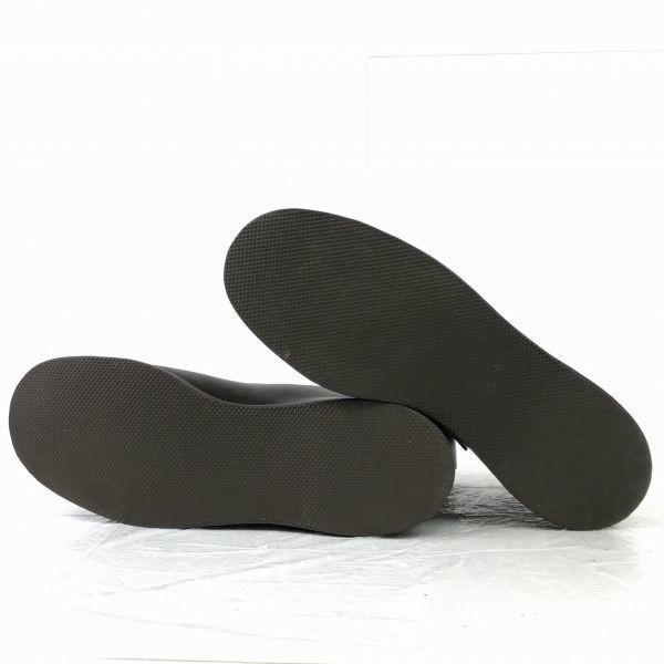 80s-90s Vintage Heavy Leather Short Boots 7 25.5 Brown(USED)