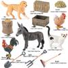 Children's Farm Animal Model Playset: Realistic, Educational Toy for Boys & Girls