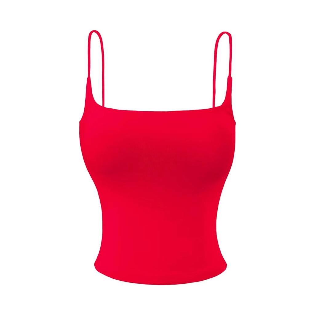 Women's Summer Fashionable Bandeau Camisole: Chest Pads, Open Back, Sexy Tank Top for Inner or Outer Wear
