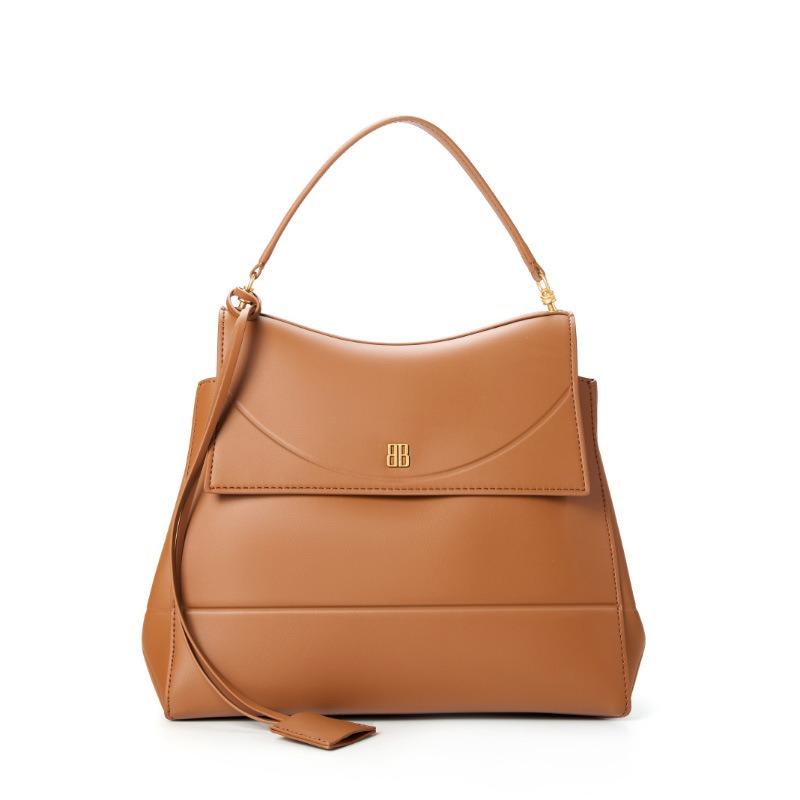 The first layer of cowhide is versatile, niche, high-end commuter female office worker handbag, large-capacity female tote bag.