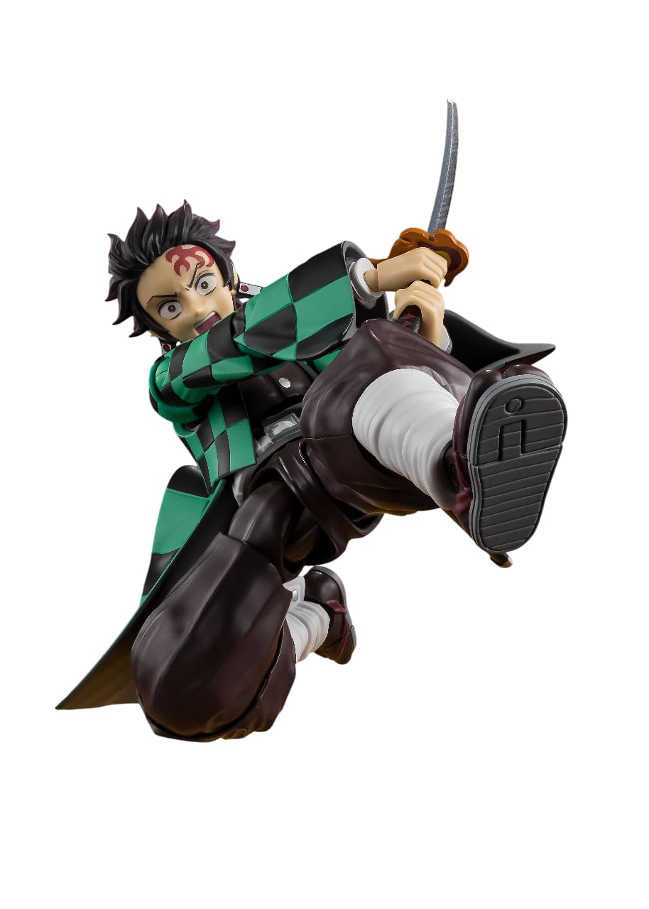 

TAMASHII NATIONS Demon Kimetsu no Yaiba Tanjiro Kamado Mugenjo Decisive Battle Approximately 140mm PVC ABS Painted Movable Figure S.H.Figuarts Slayer