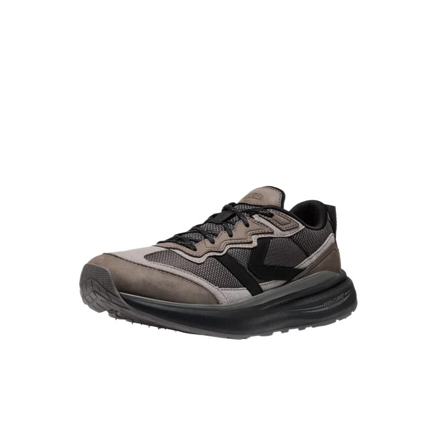 Keen WK500 Кожаные износостойкие с амортизацией Низкие уличные ботинки Мужские Серый Черный 1031274 40.5