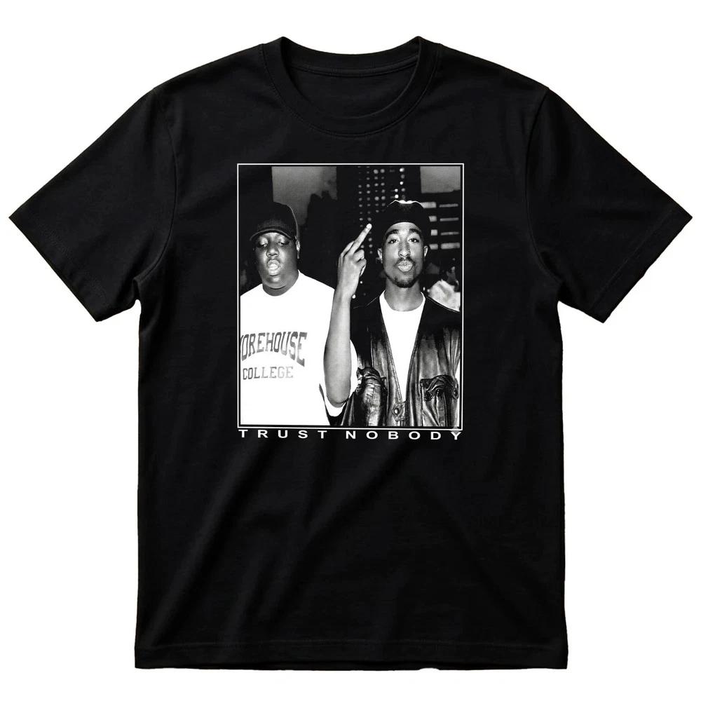 Tupac Trust Nobody Graphic Tee 2Pac Hip Hop Rap TShirt a Perfect Gift S