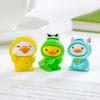 5-Piece Mixed Cute Duck Resin Miniatures Figurines, Adorable Mini Duck Statues, Diy Craft Accessory, Car Dashboard Ornament