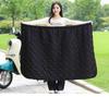 Winter Windproof Fleece-Lined Skirt for Leg and Knee Protection - Unisex Warm Riding Gear