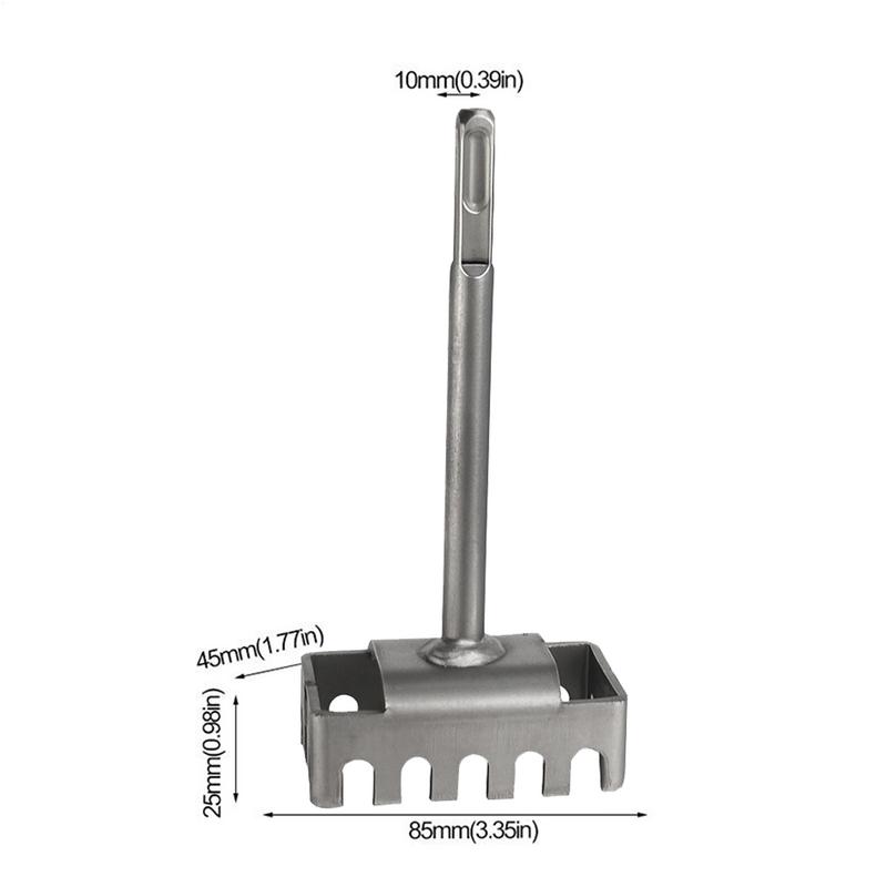 Square Hole Cutter for Electric Hammer Stainless Steel Socket Slot Cutter Creative High Carbon Steel Cutout Saw