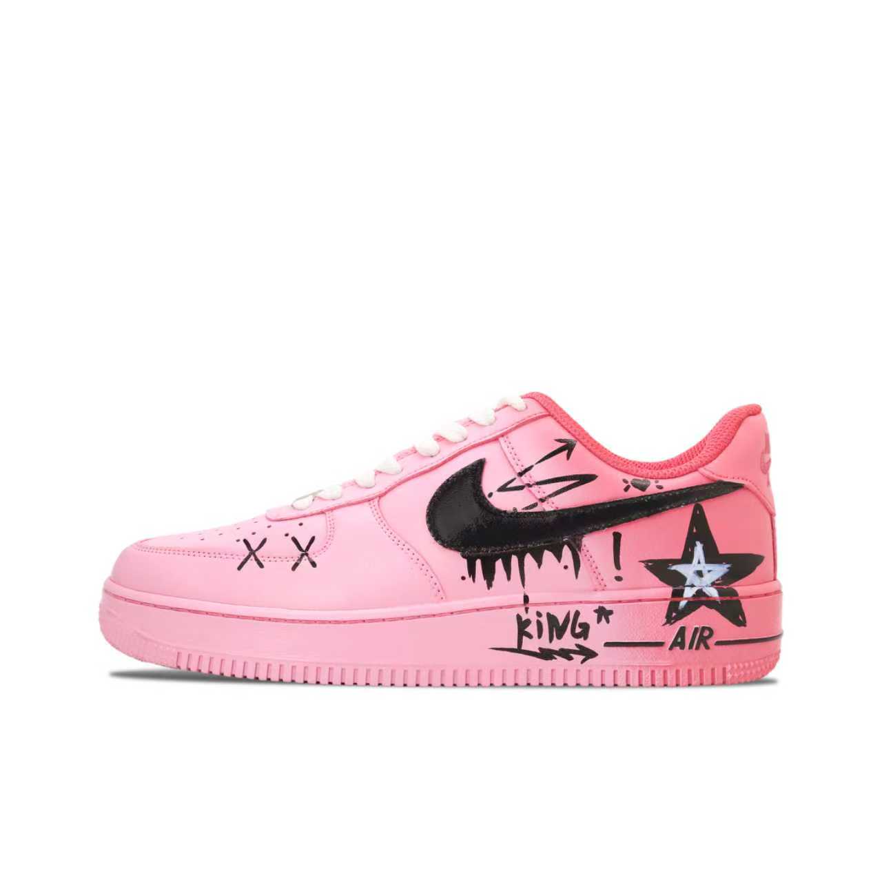 

Nike Air Force 1 Dragon Mode PU Abrasion Resistant Support Height Increasing Low top Skateboard Shoes Unisex Magenta CW2288-111(TeamSSR-) 44