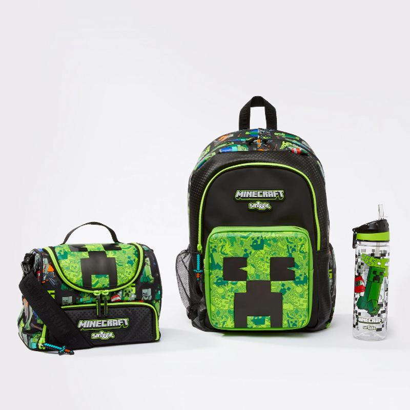 Australian Smiggle Cartoon Kids' Multi-functional School Backpack with Zipper