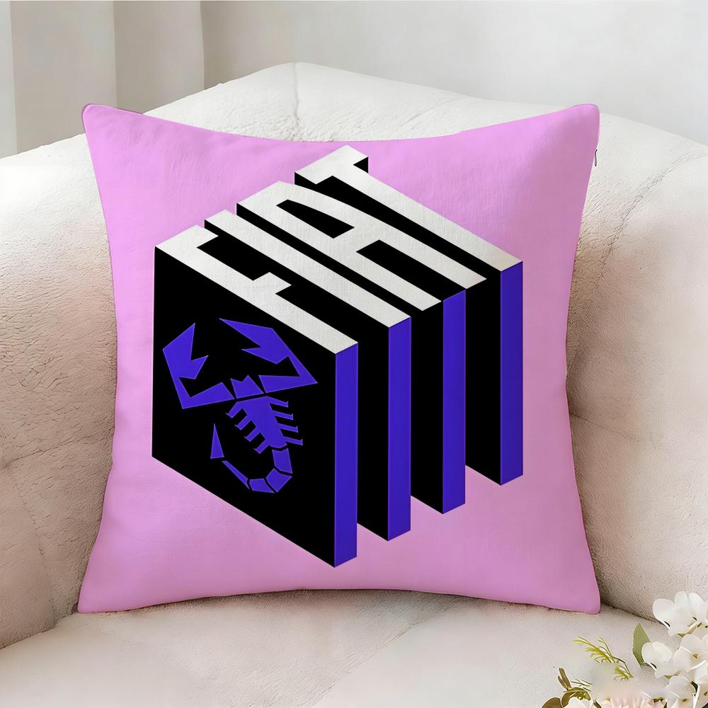 A-Abarth Fashion Brand Pillow Case Pillowcase, Double-sided Printed, Sofa Cushion, Bedroom Headboard Pillow
