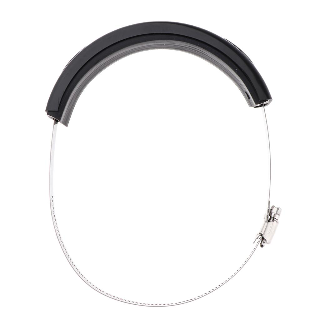 Exhaust Pipe Slider Crash Protector Metal Frame Guard Clamp Ring for Yamaha TMAX500 TMAX
