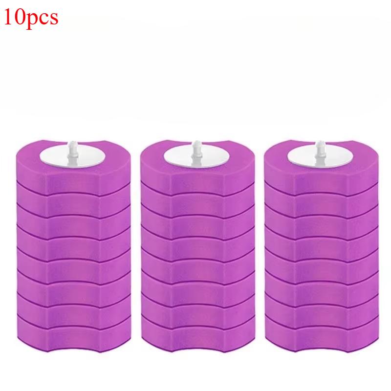 

Сменные насадки для туалетной щетки одноразовые с 3 вариантами аромата - Заменяемый чистящий инструмент для домашних ванных комнат lavender фиолетовый