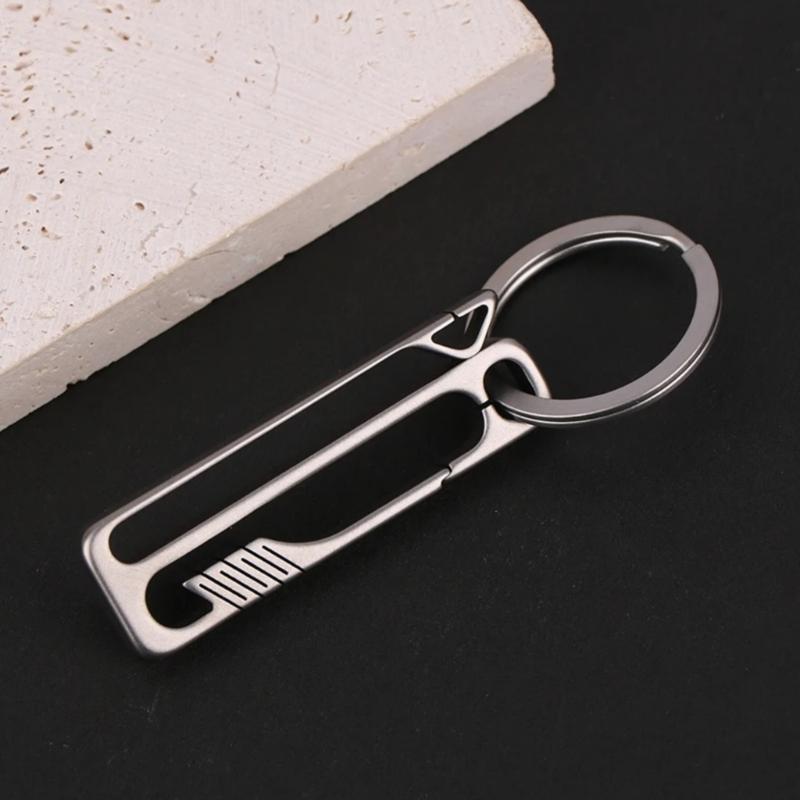 Metal Alloy Carabiner Keychains Clip Quick Releases Key Rings Small Carabiner Clip Waist Hanging Keychain Buckles