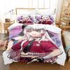 New Kawaii Girl Ishigami Nozomi Bedding Set Single Twin Full Queen King Size Bed Set Adult Kid Bedroom Duvetcover Sets Anime