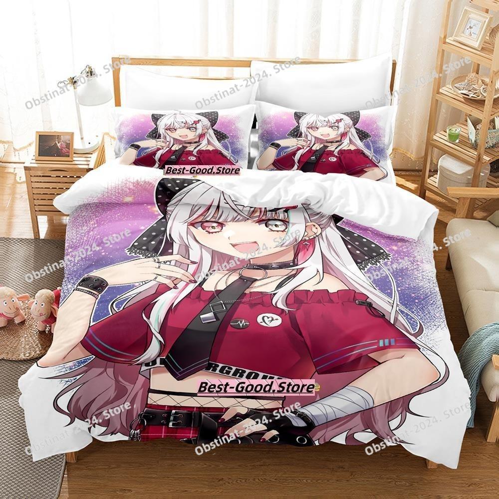 New Kawaii Girl Ishigami Nozomi Bedding Set Single Twin Full Queen King Size Bed Set Adult Kid Bedroom Duvetcover Sets Anime