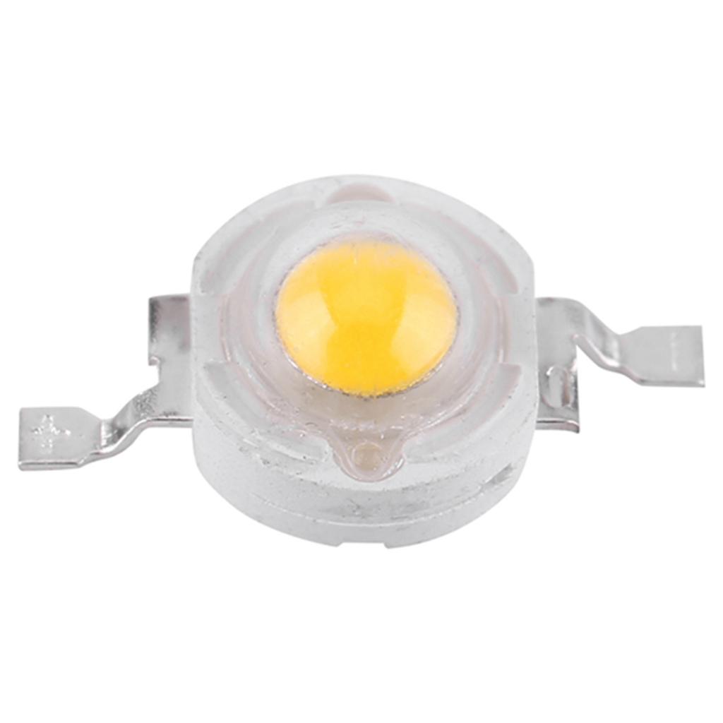 50pcs SMD 1W LED Lamp Bulb Beads Chip For Home Floodlight High White
