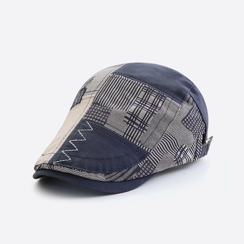Fresh Latest Brand New Newsboy Brand Latest Fresh Adjustable Buckle Cotton Hat Beret Men Hats Cabbie Gatsby Cap