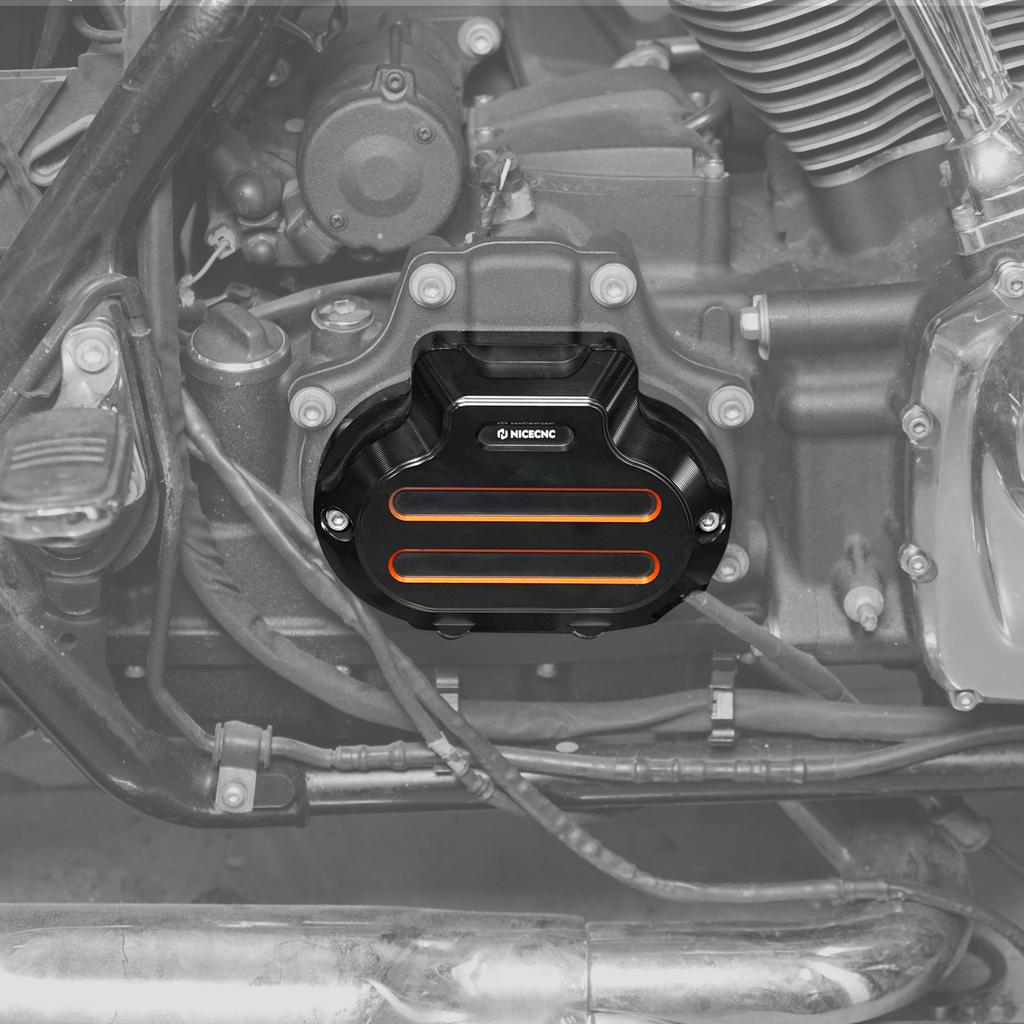 For Harley Road Glide /Street Glide Special 2017-2019 Transmission Side Cover Gear Position Cover Road King FLHR CVO Tri Glide