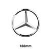 1pc 188mm 210mm ABS Car Front Grille Badge Decal Cover Emblem For Mercedes Benz A/B/C/E/S Class GLA CLA GLE GLK CLK CLS GLS GLC YS7