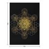 Heilige Geometrie Metatrons Würfel Überwurfdecke Reisebett karierte Decken Sofas Zur Dekoration manga Decken