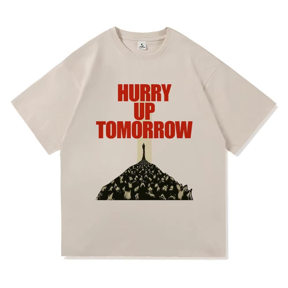 The Weeknd Hurry Up Tomorrow T Shirt 2025 Album Men Women Clothing Harajuku High Quality Cotton Tops Fans Gifts Graphic Tshirts