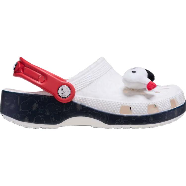 Crocs Peanuts X Classic Clog Kids Snoopy & Joe Cool Kids Sneakers White Multi 211125-90H