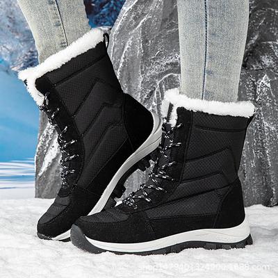 2025 neue Winter-Schneestiefel Damen Winter Samt verdickt dicksohlig wasserdicht Nordost warm Baumwollschuhe Outdoor