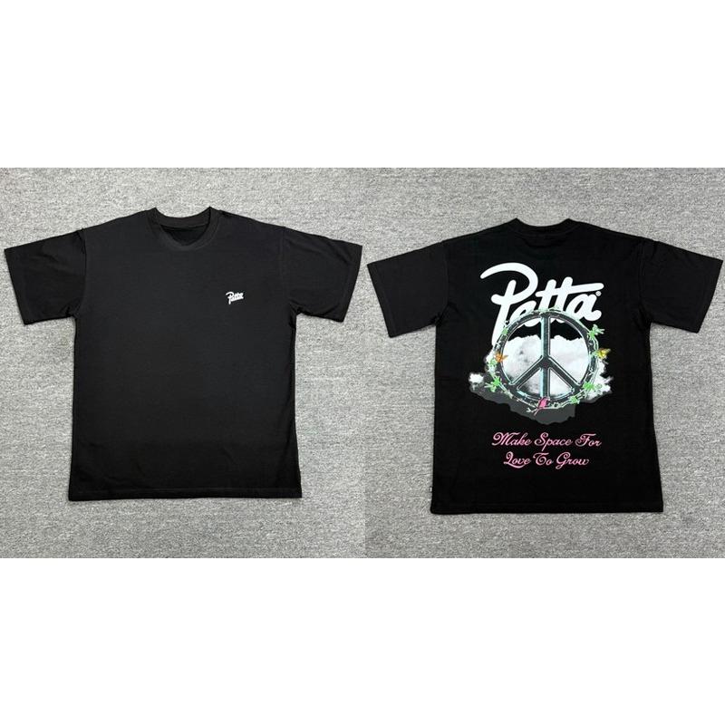 New Patta Tee Short Sleeve Unisexs Wounisexs Loose Fashion Letter Print Pattern Tshirt High Quality Cotton Patta Tops