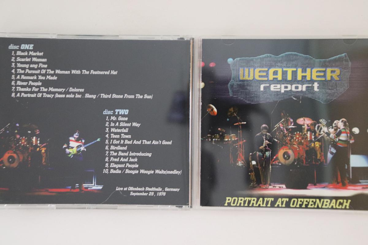 

CD WEATHER REPORT - Portrait At Offenbach NONE NOT ON LABEL Non Japan Jazz Used