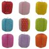 Cylindrical Hanging Lampion Colored Hollow Lantern Paper Lantern  Mid-autumn