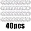 10-40PCS Repeatable Aluminum Foil Insulation Covers Eco-Friendly Kitchen Food Covers for Bowls & Dishes Storage for Kitchen