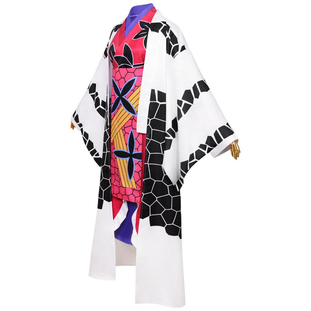 Uccisore di demoni: Kimetsu no Yaiba - Arco del Quartiere dei Divertimenti Costume Cosplay - Sesta Luna Superiore Narciso Costume Cosplay - Costume di Role-Playing Anime
