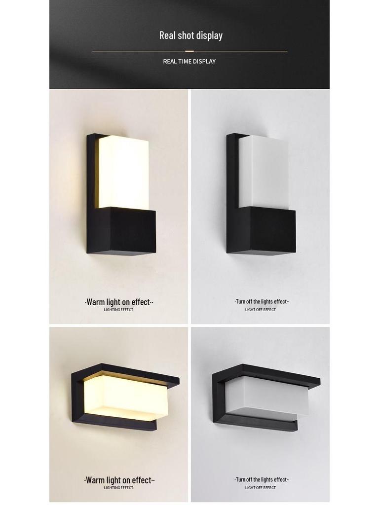Outdoor Waterproof Wall Light for Villa, Courtyard, Terrace, Balcony, and Entrance