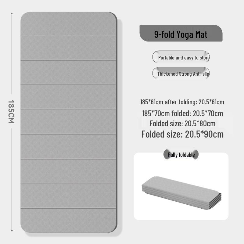 10% Off Foldable Non-Slip Yoga Mat - New Silent, Large-Size, Portable Nap Mat for Home Workouts